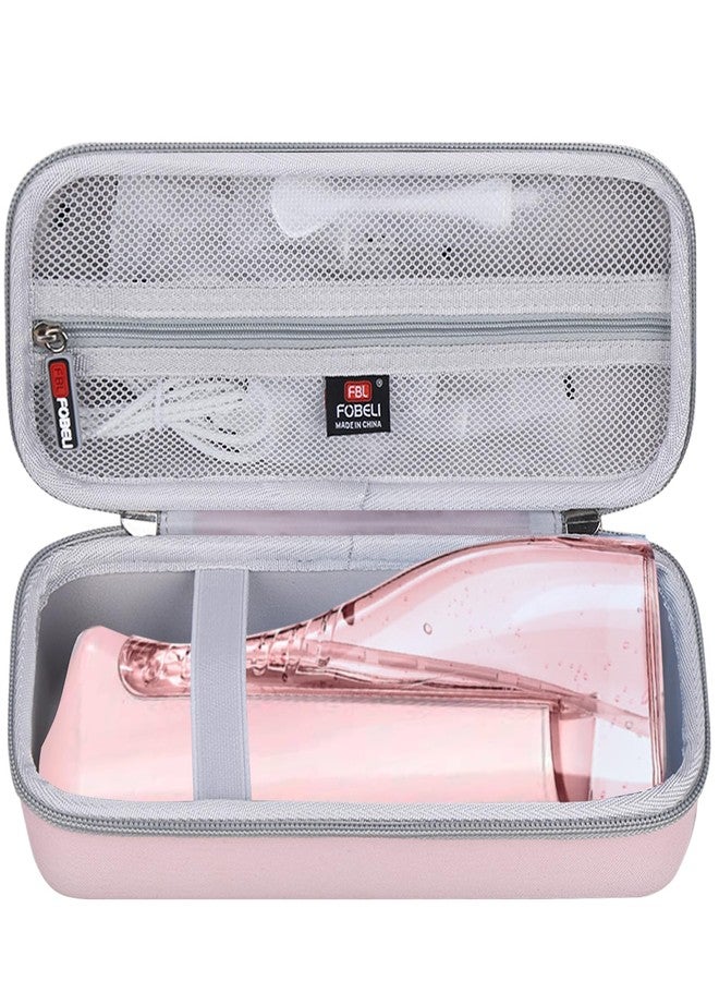 FBLFOBELI Hard Case Replacement for Nicwell/for COSLUS/for Oralfree/for Waterpik WF-02 Water Dental Flosser Cordless (Pink) - Image 1